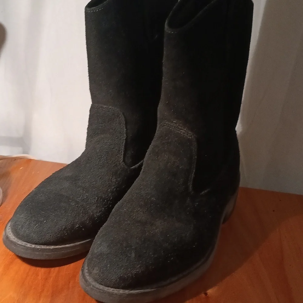 Brahma Men's Boots Size 9 Suede Black